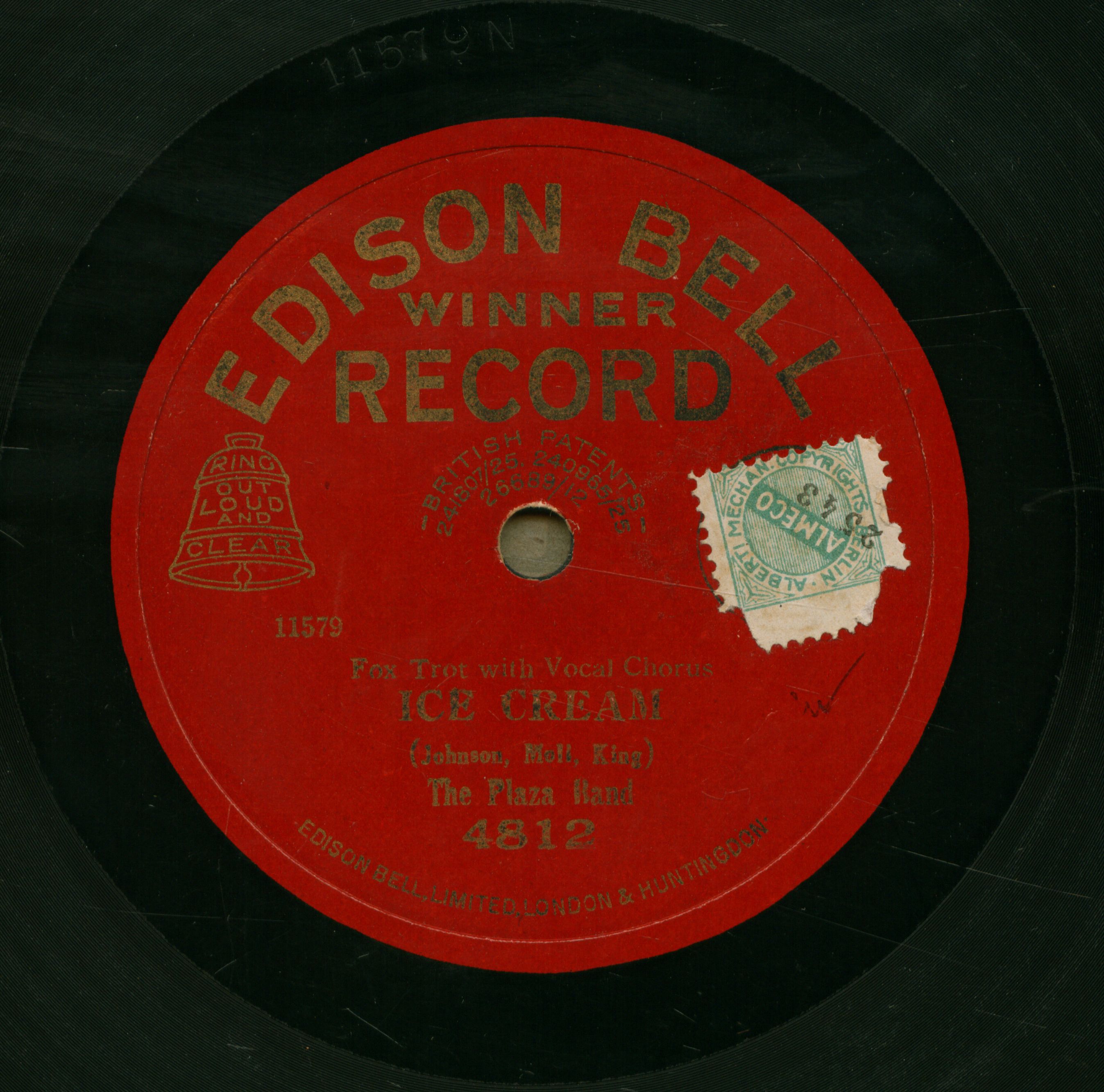 Ice cream fox trot with vocal chorus